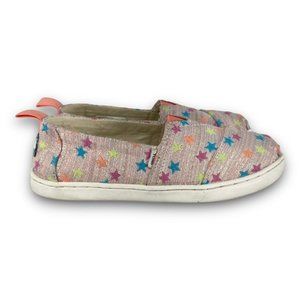 Toms Alpargata Rainbow Star Print Flats 10017772 Casual Low Top Slip On Youth 1
